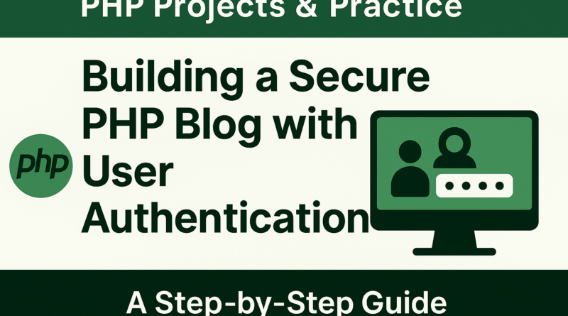 PHP-Projects-Practice-Building-a-Secure-PHP-Blog-with-User-Authentication-A-Step-by-Step-Guide